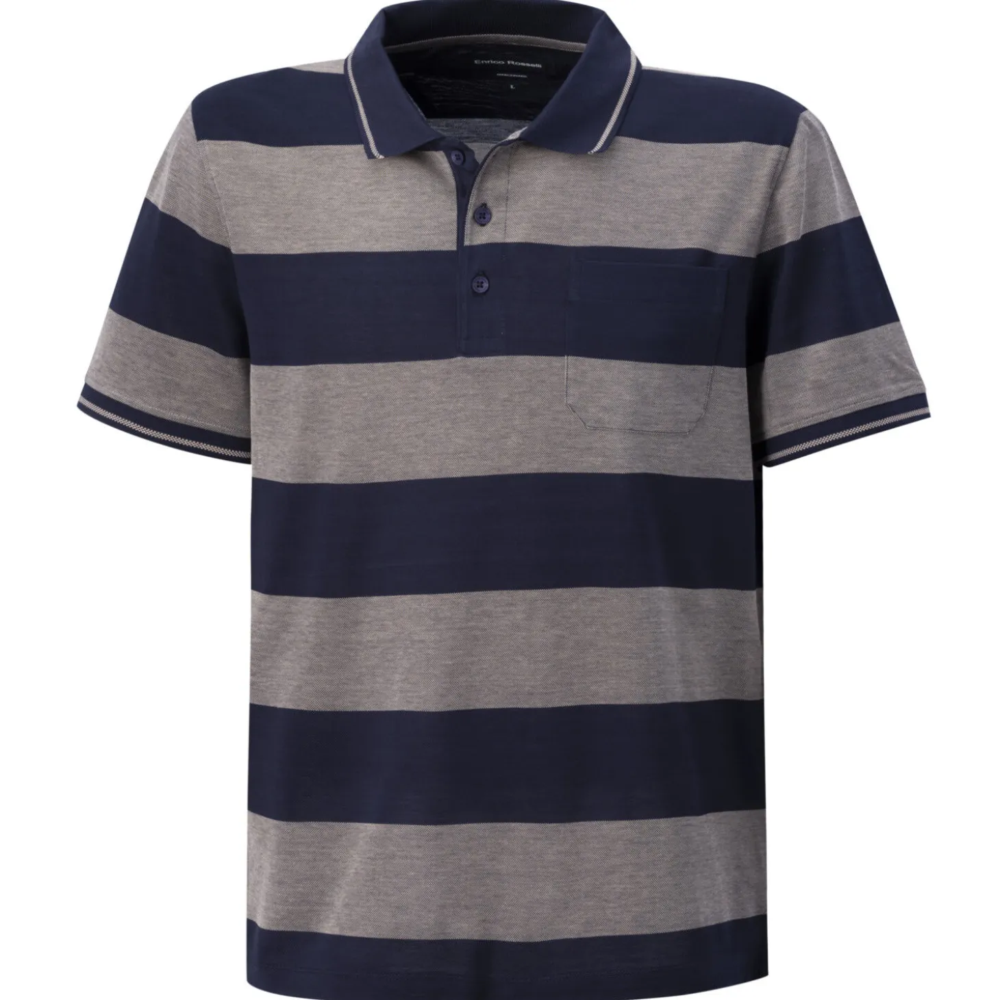 Mercerisiertes Poloshirt gestreift für Herren