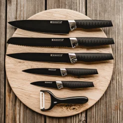 Messer-Set Premium black 6-teilig