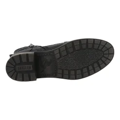 Modische MUSTANG Schnürstiefelette aus pflegeleichtem Softmaterial-Mix