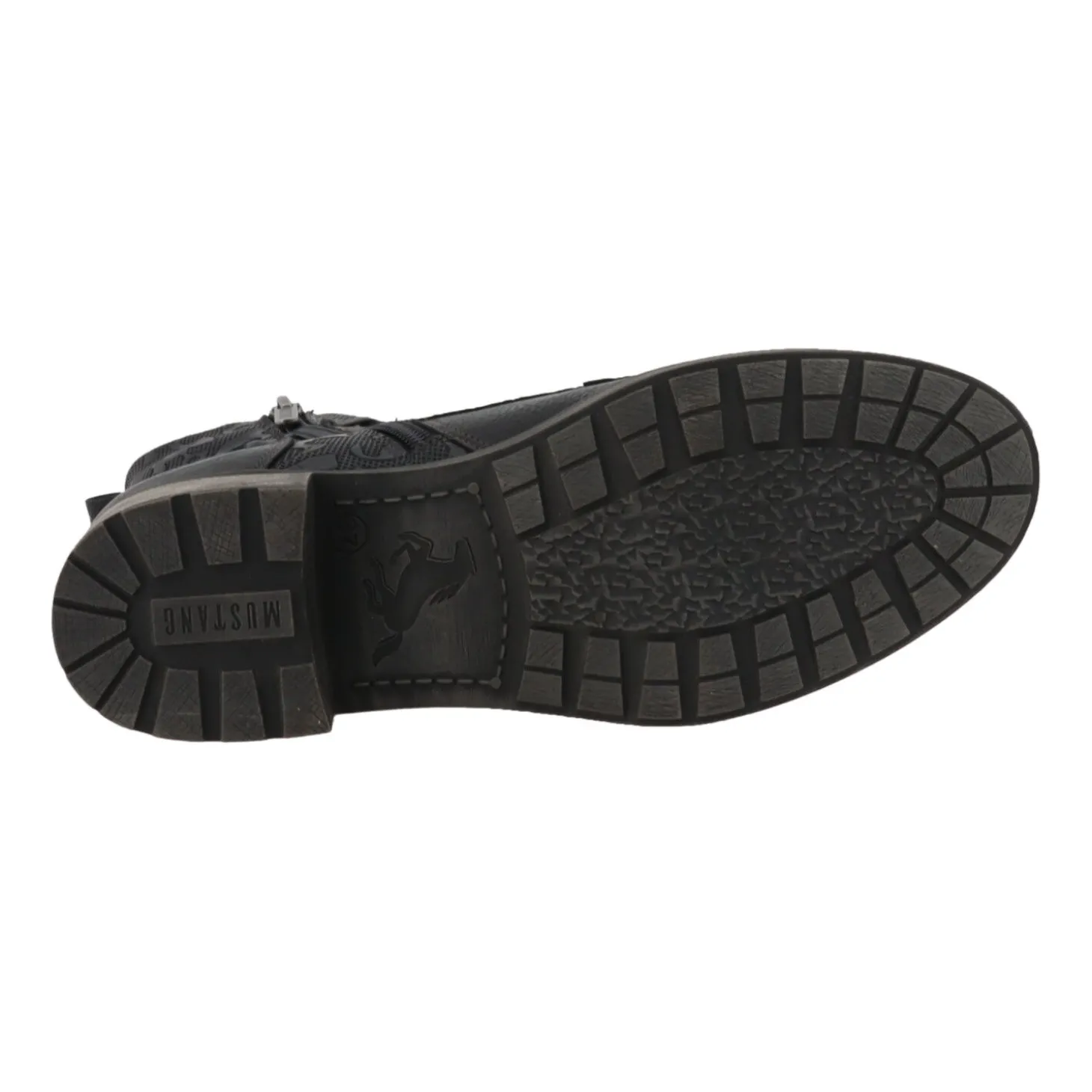Modische MUSTANG Schnürstiefelette aus pflegeleichtem Softmaterial-Mix