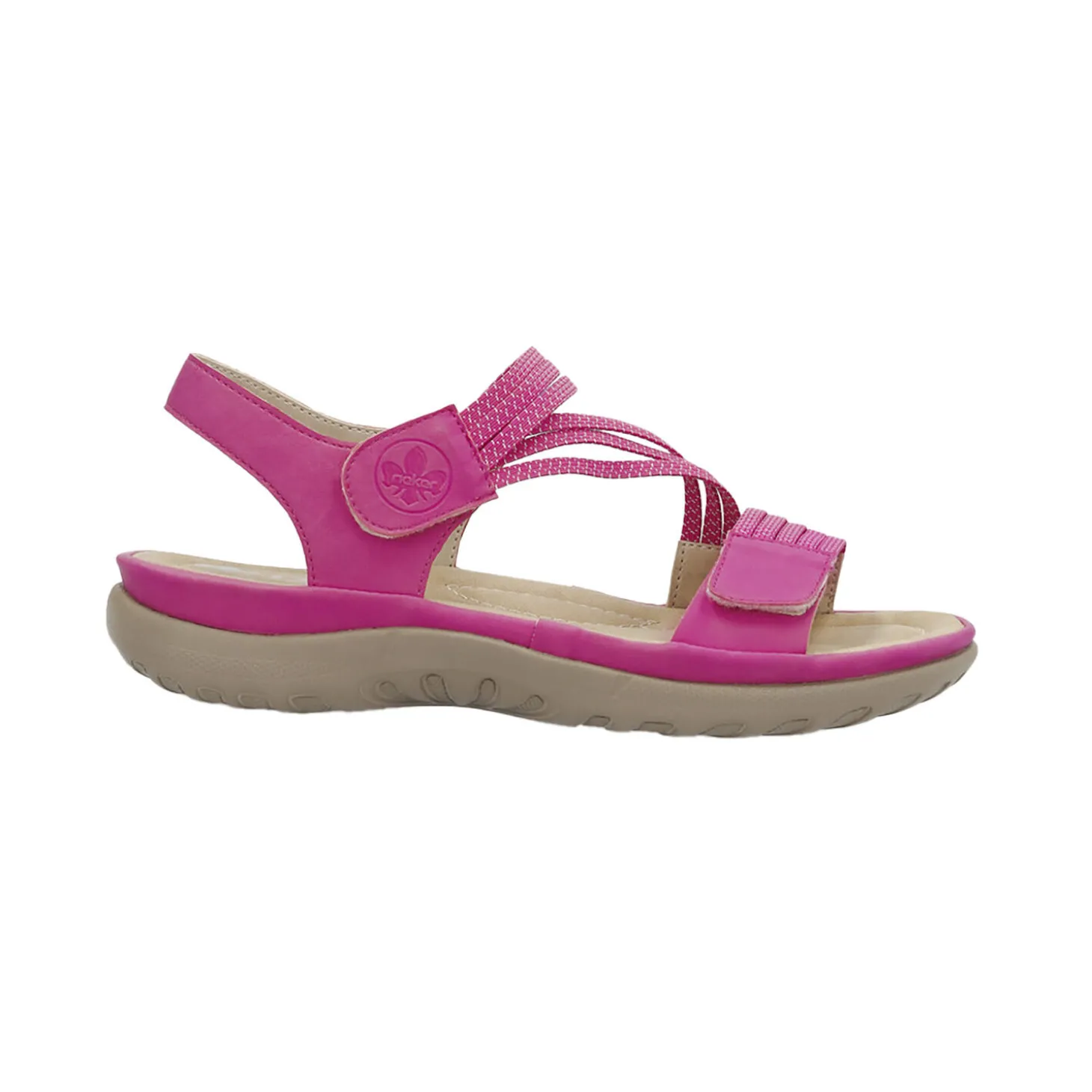 Modische Rieker Sandale aus weichem Softmaterial
