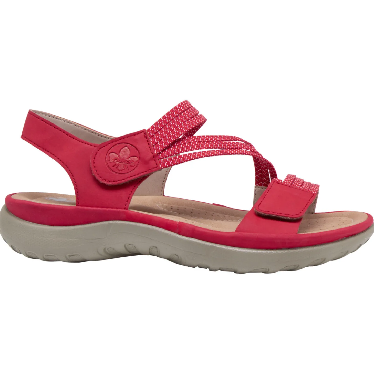 Modische Rieker Sandale aus weichem Softmaterial