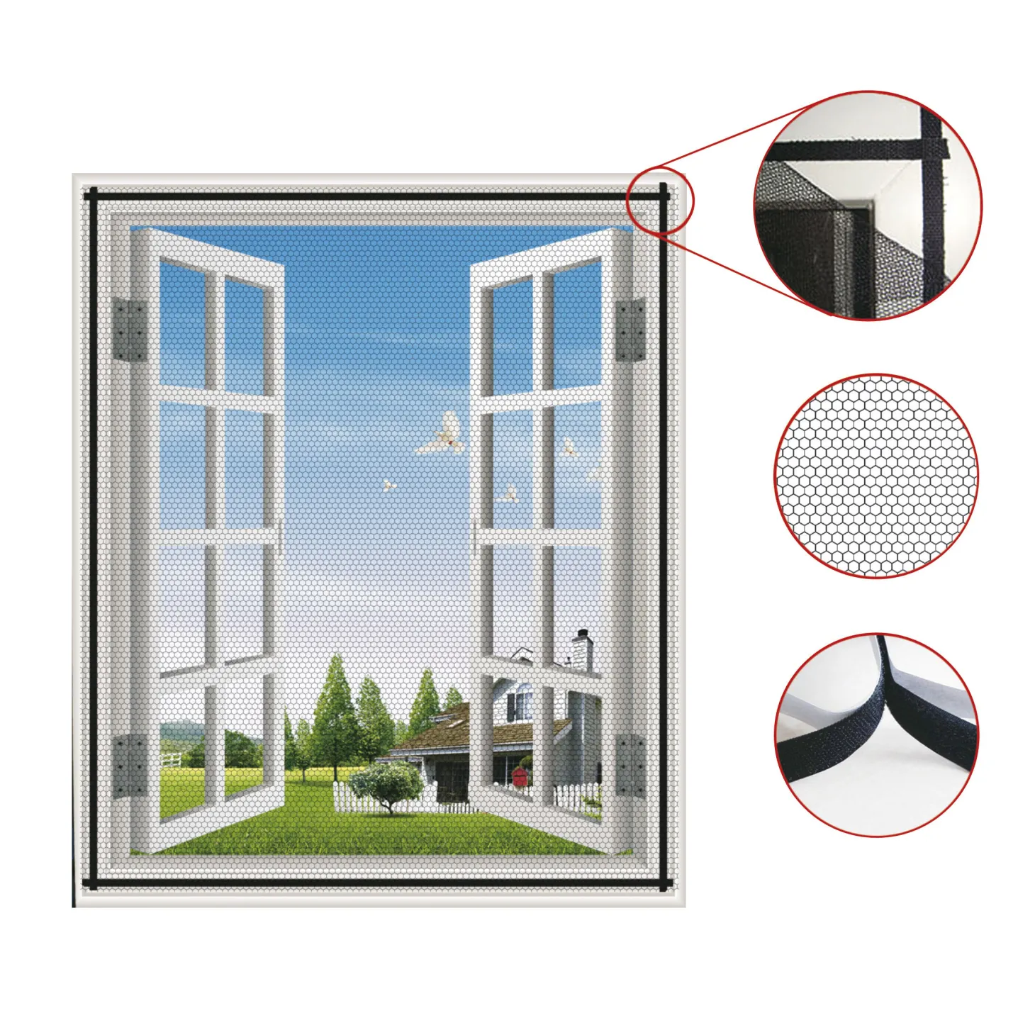 Moskitonetz Fenster