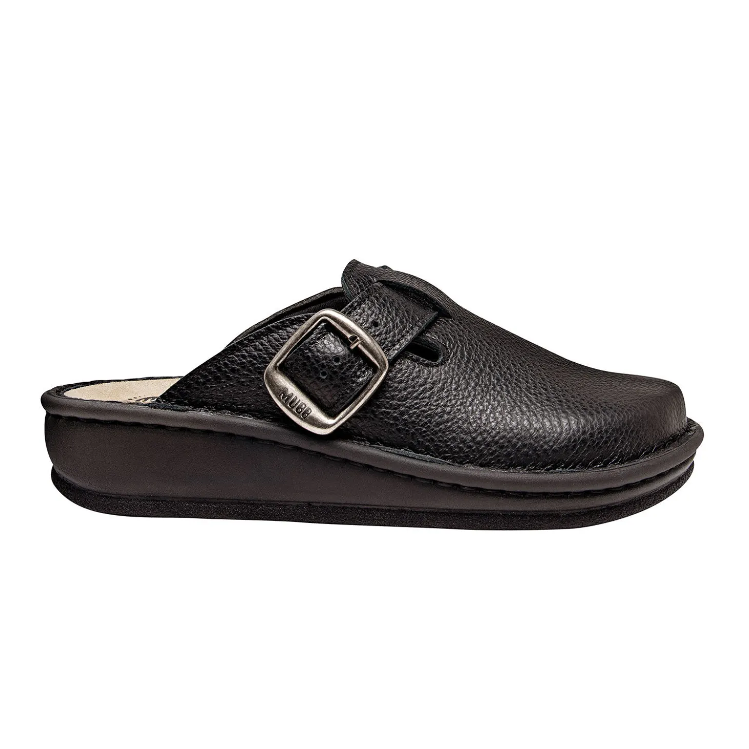 MUBB Damen Pantoffel für Damen aus weichem Nappaleder