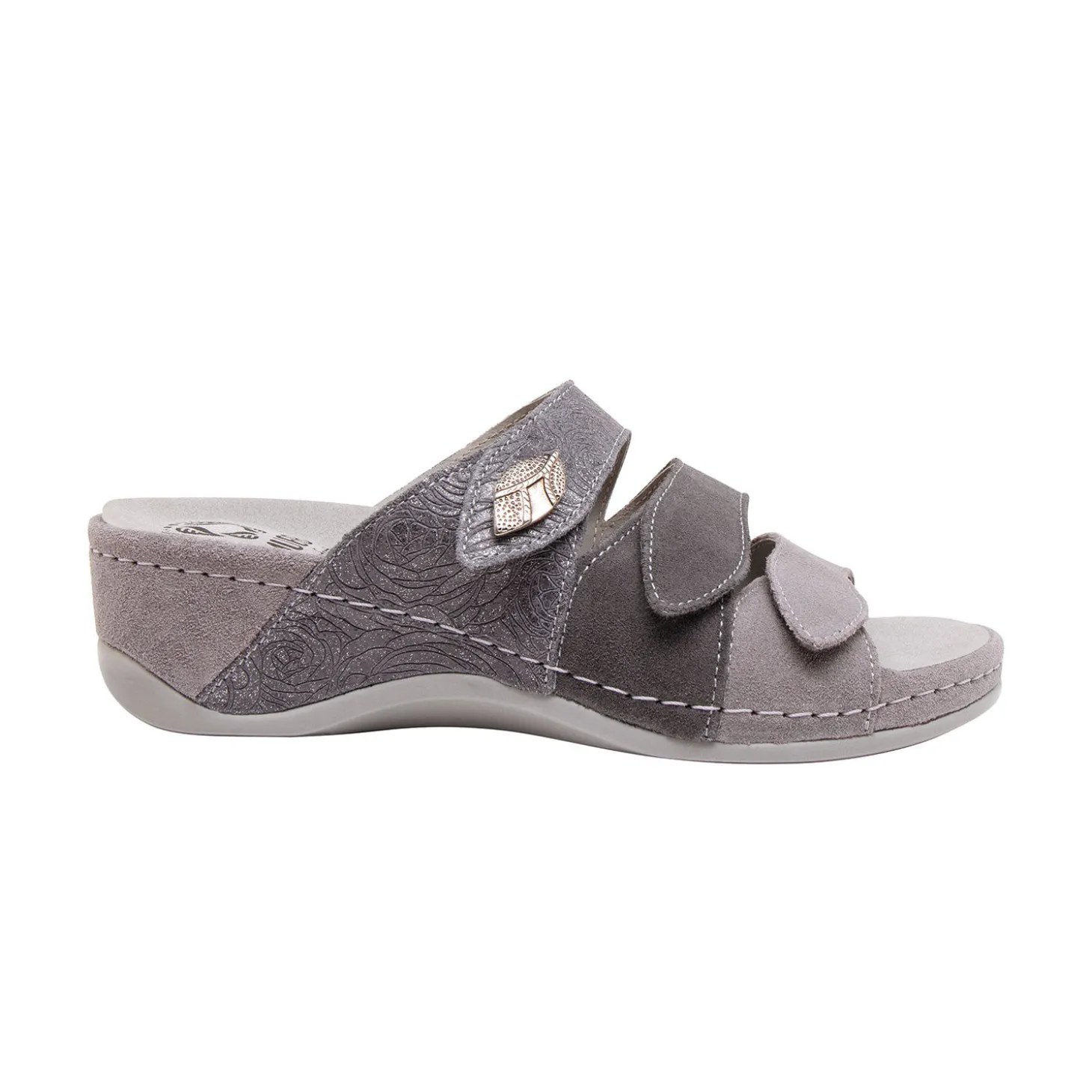 MUBB Pantolette für Damen aus einem Ledermix