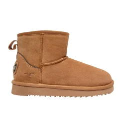 MUSTANG Kurzstiefelette für Damen aus feinem Nubukleder