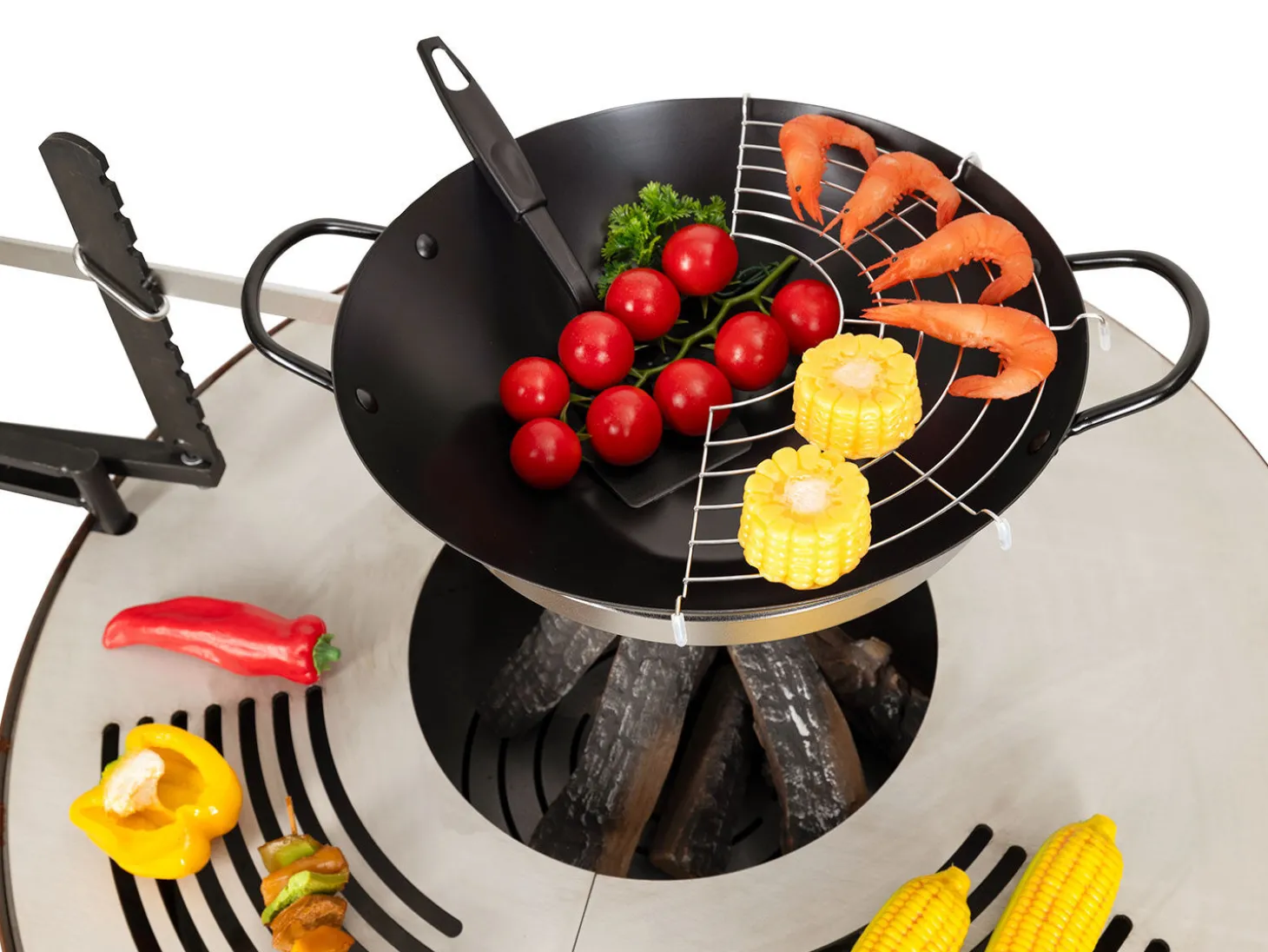 Nouvel Feuerschale mit Grillring Cono 80