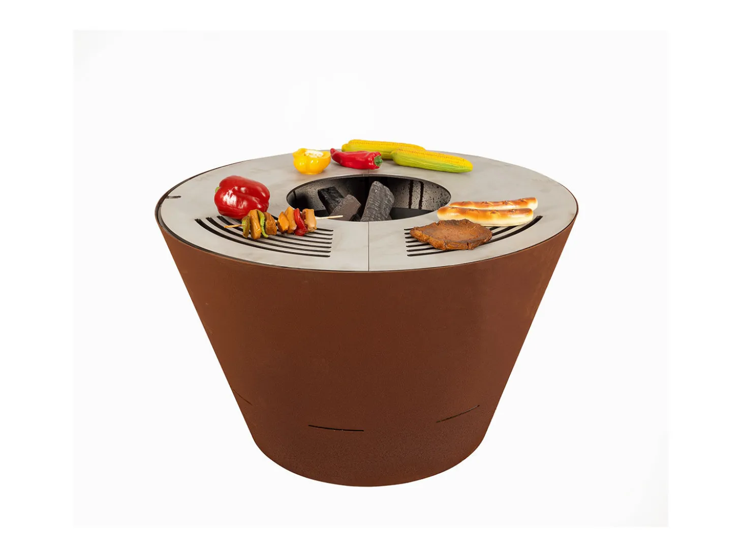 Nouvel Feuerschale mit Grillring Cono 80