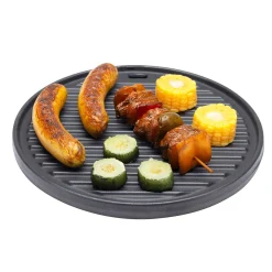 Nouvel Gusseisen Grillplatte Flamino, rund