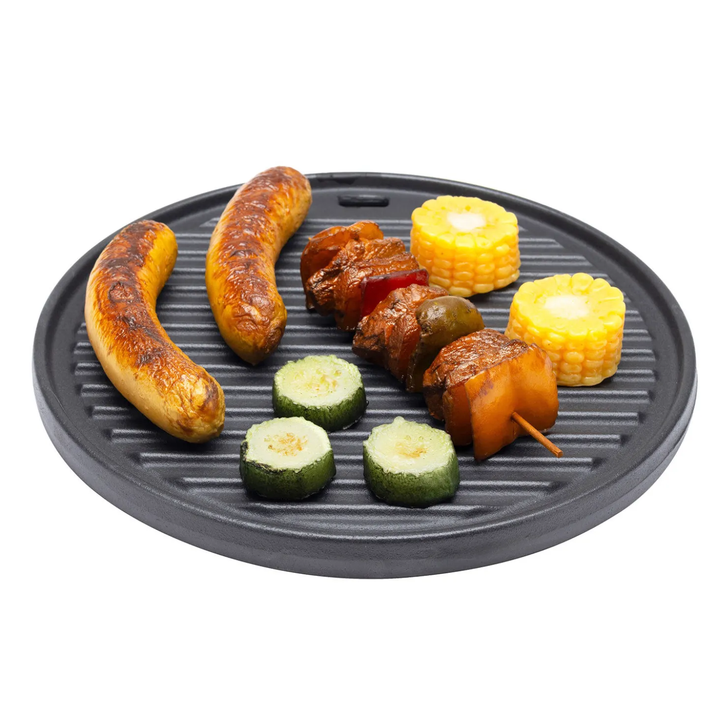 Nouvel Gusseisen Grillplatte Flamino, rund