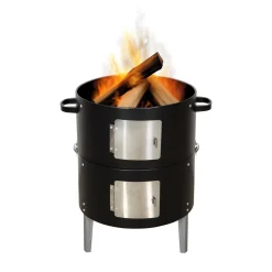 Nouvel 3-in-1 Feuerschale, Grill und Räuchertopf