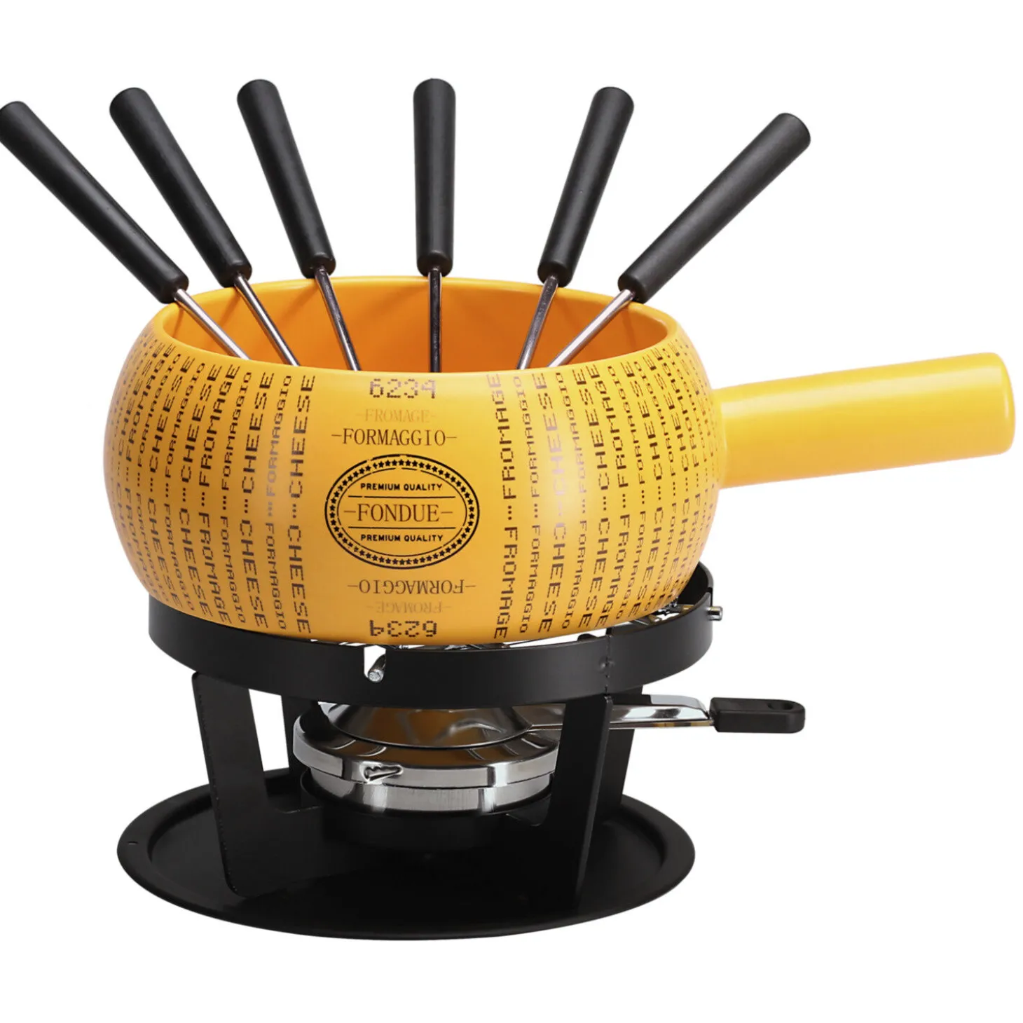 Nouvel Käsefondue–Set Parmino 9–teilig
