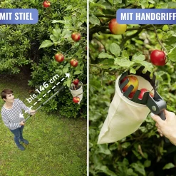 Obstsammler 2in1 mit Teleskopstiel