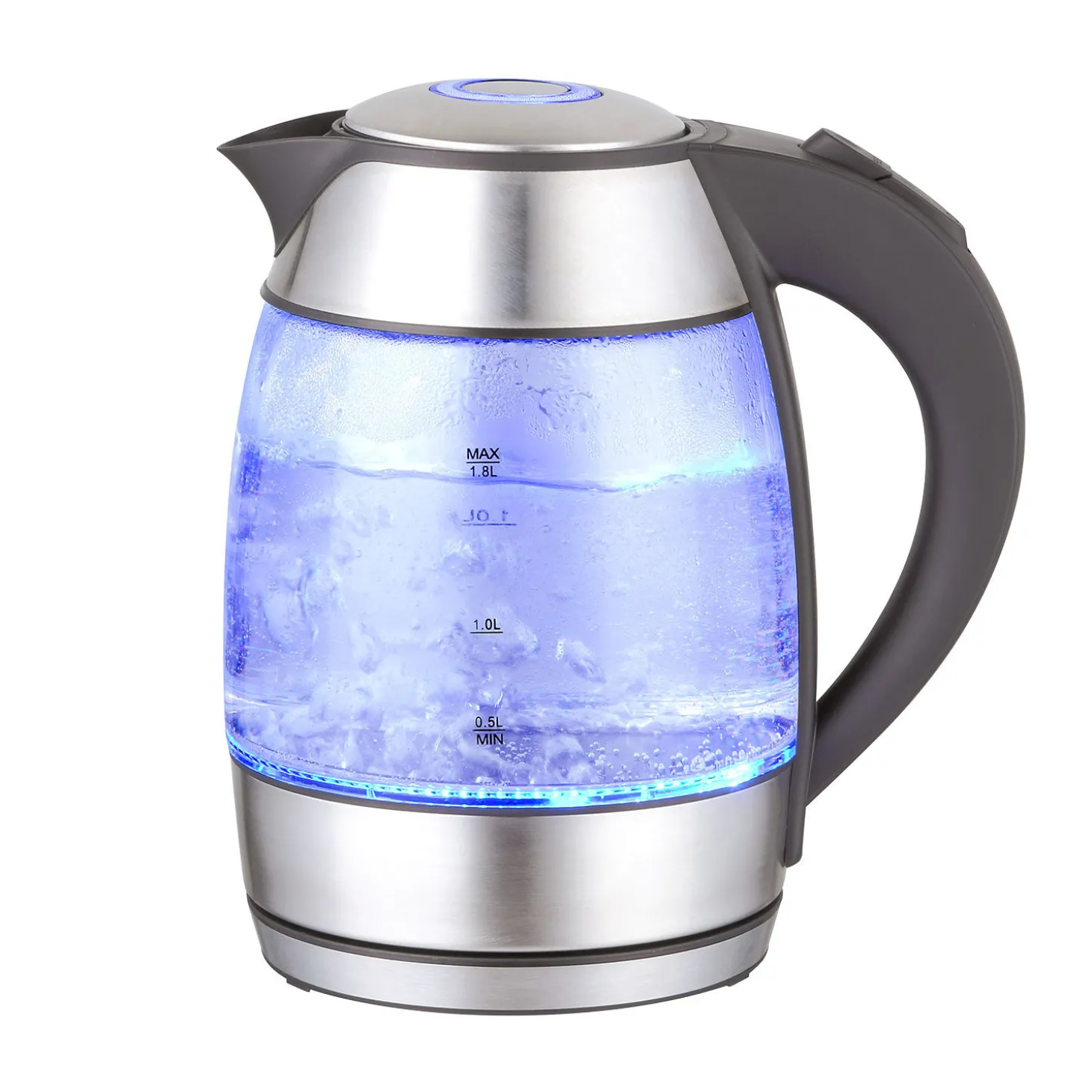 Ohmex elektrischer Wasserkocher aus Glas