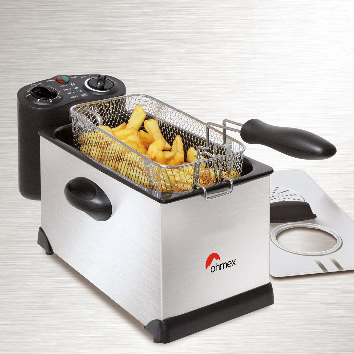 Ohmex Fritteuse mit Thermostat 1700 W