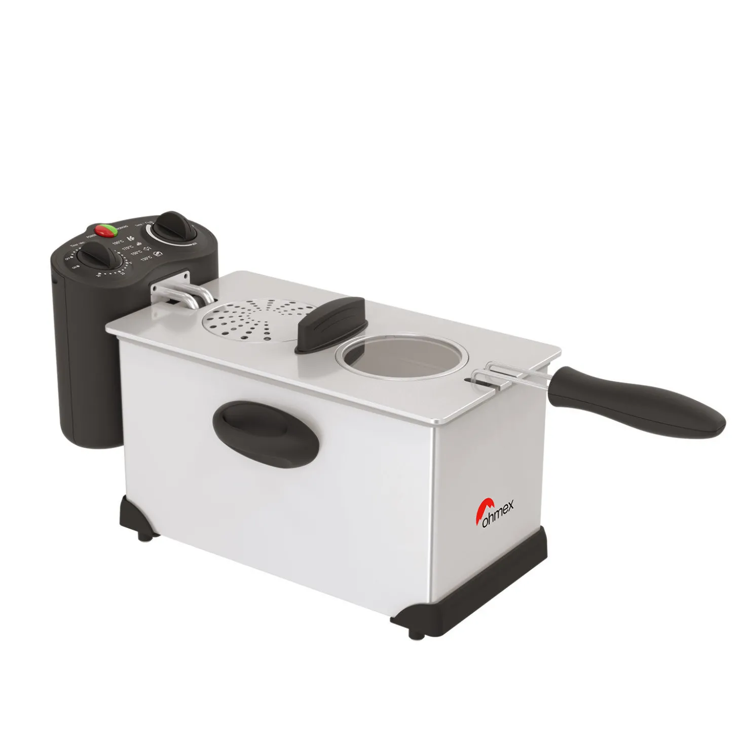 Ohmex Fritteuse mit Thermostat 1700 W