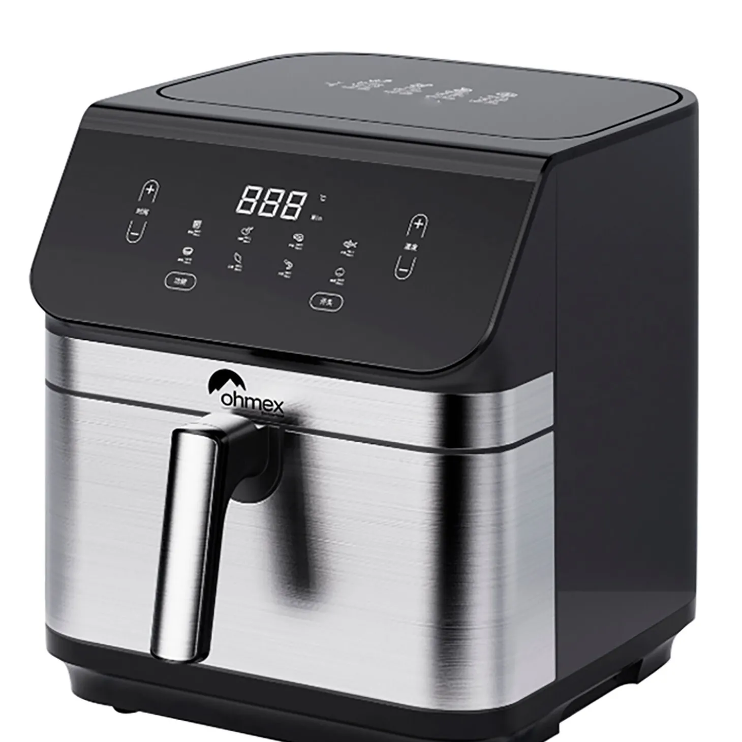 Ohmex Heissluft-Fritteuse, 9 Liter, mit 8 Funktionen