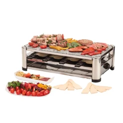Ohmex Raclette 3in1, 8 Personen