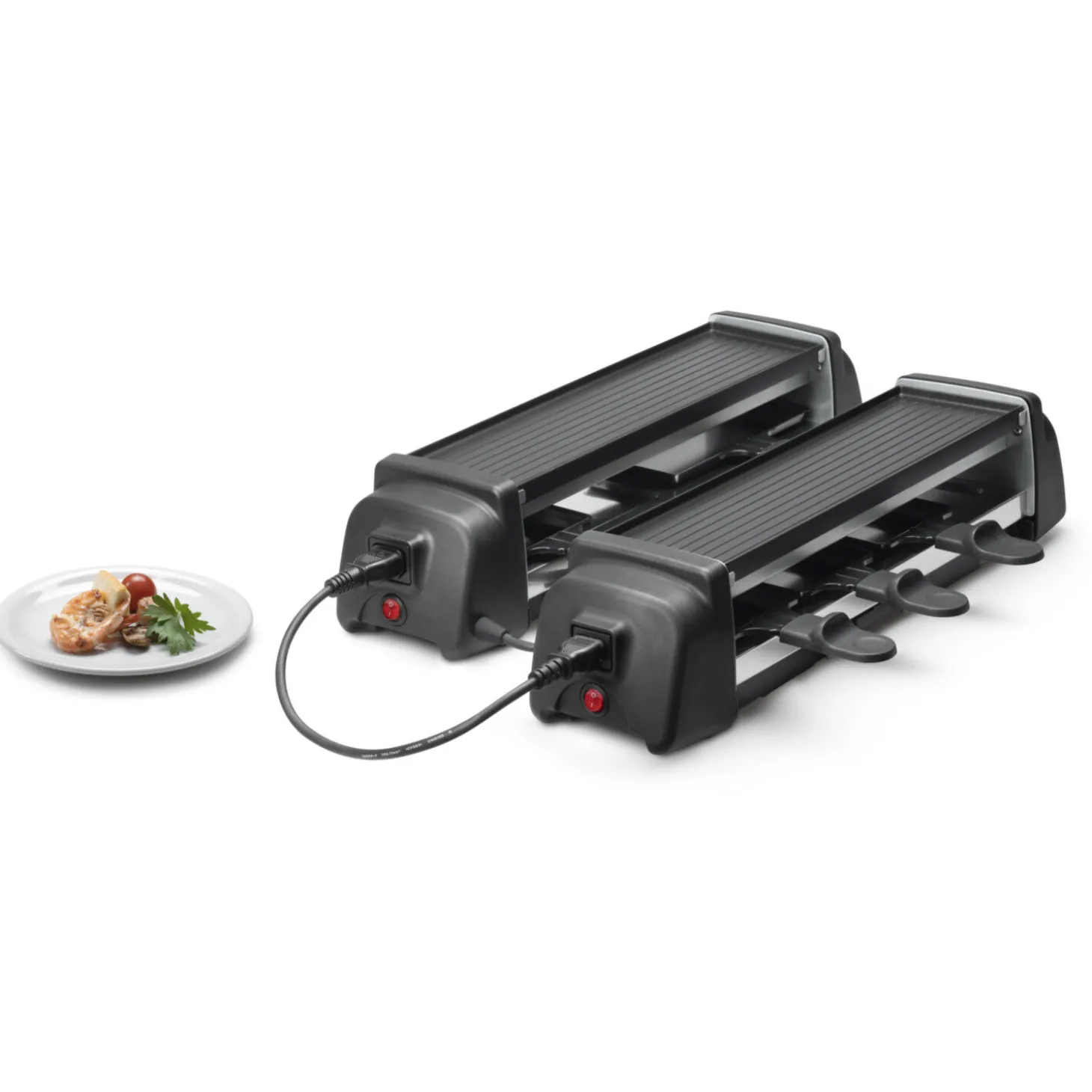Ohmex Raclette-Grill Connect, verbindbar