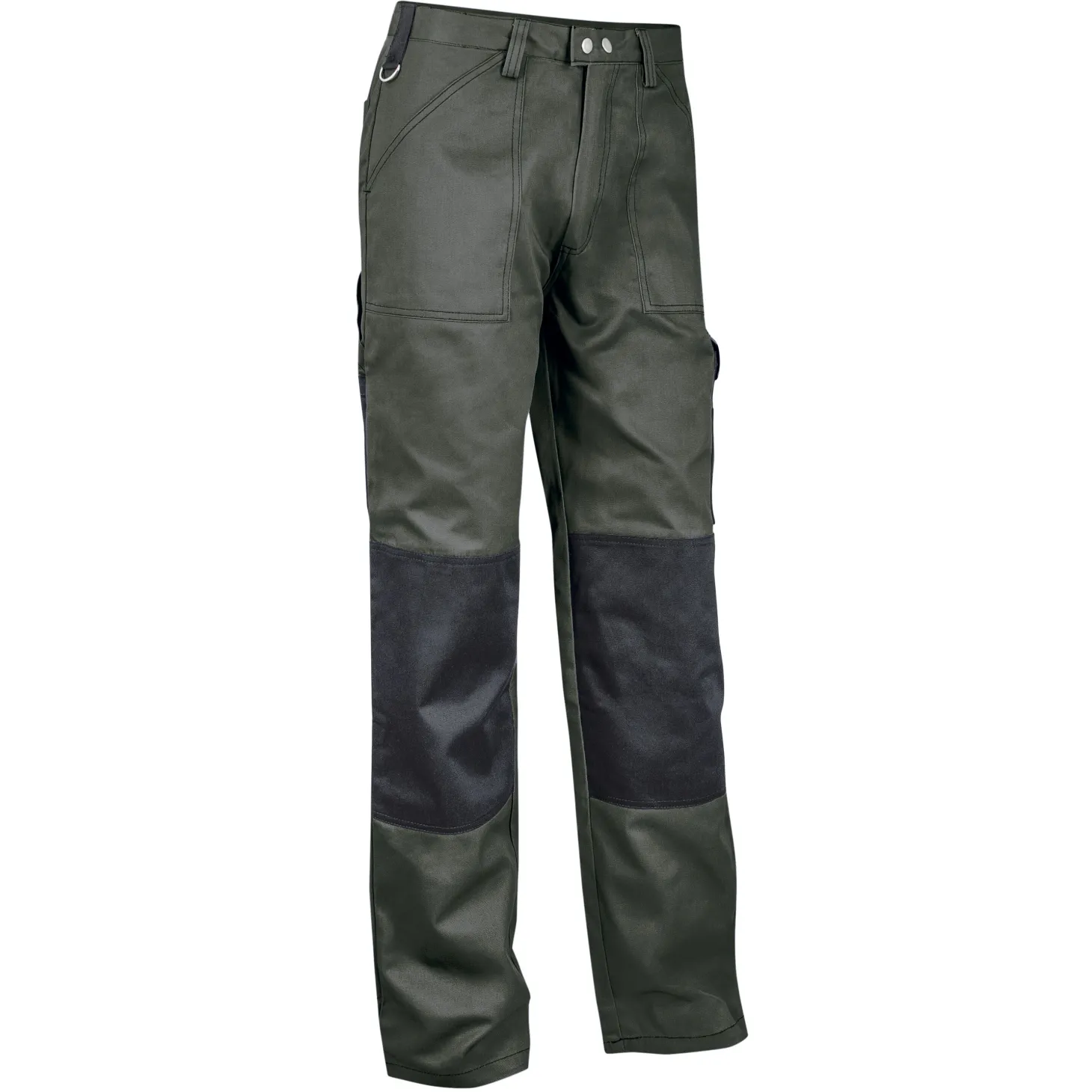 Orix Arbeitshose schwarz-grau-olive