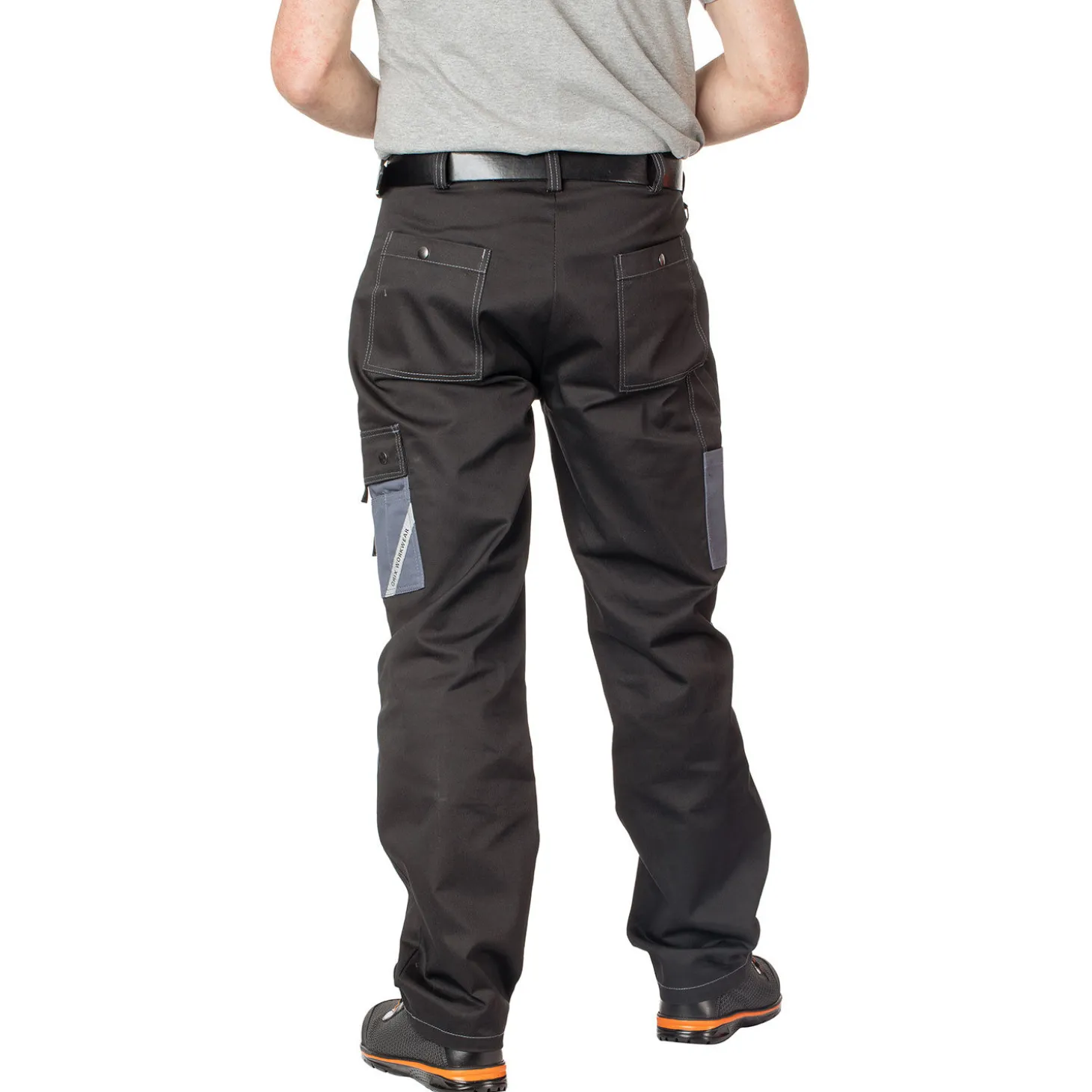 Orix Arbeitshose schwarz-grau-olive
