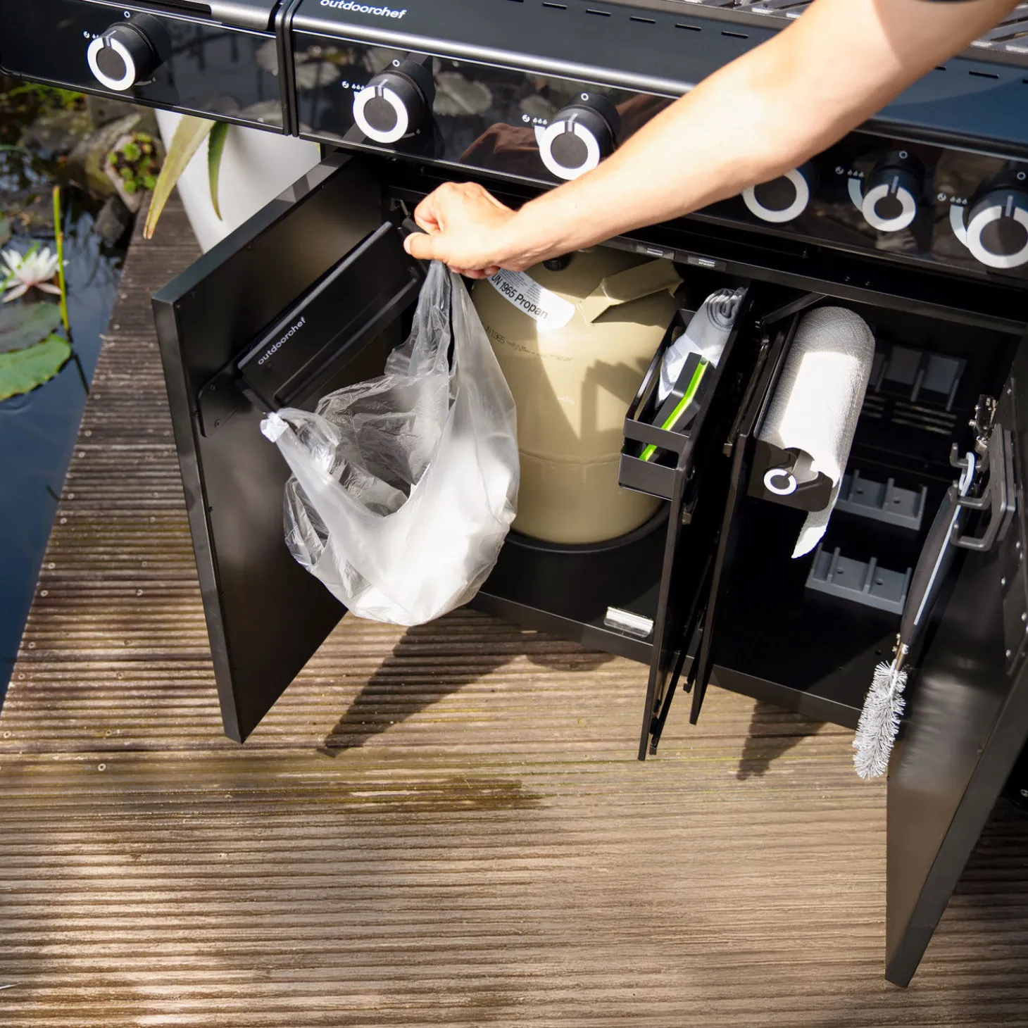 Outdoorchef Magnetischer Müllbeutelhalter