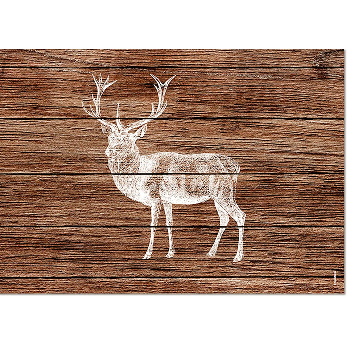 Papiertischset Deer Lodge