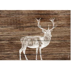 Papiertischset Deer Lodge
