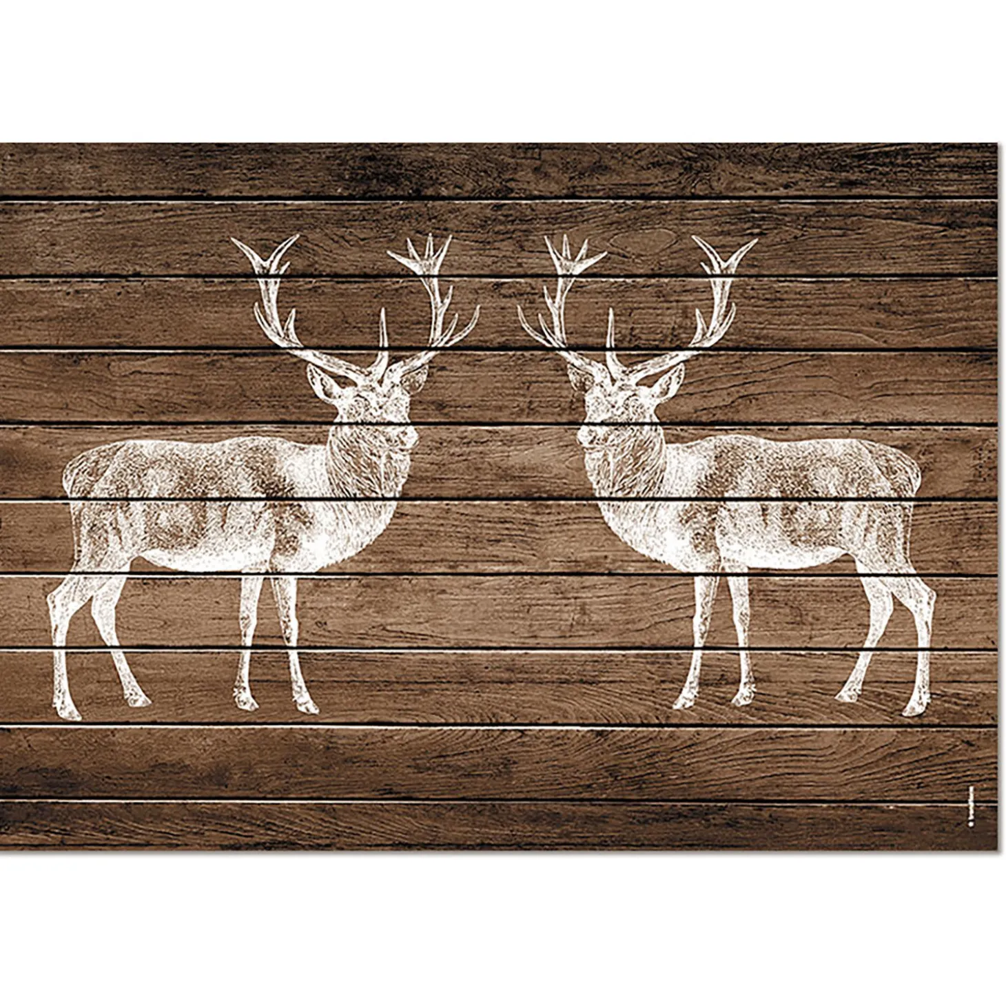 Papiertischset Deer Lodge