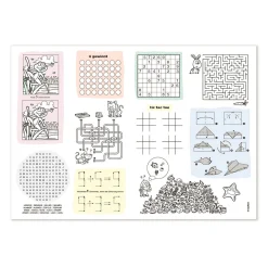 Papiertischset Family-Time