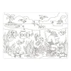 Papiertischset Kids Fun! Color-Me!