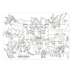 Papiertischset Kids Fun! Color-Me!