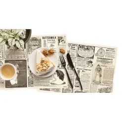 Papiertischset Newspaper