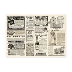 Papiertischset Newspaper