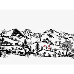 Papiertischset Swiss Tradition