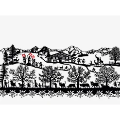 Papiertischset Swiss Tradition