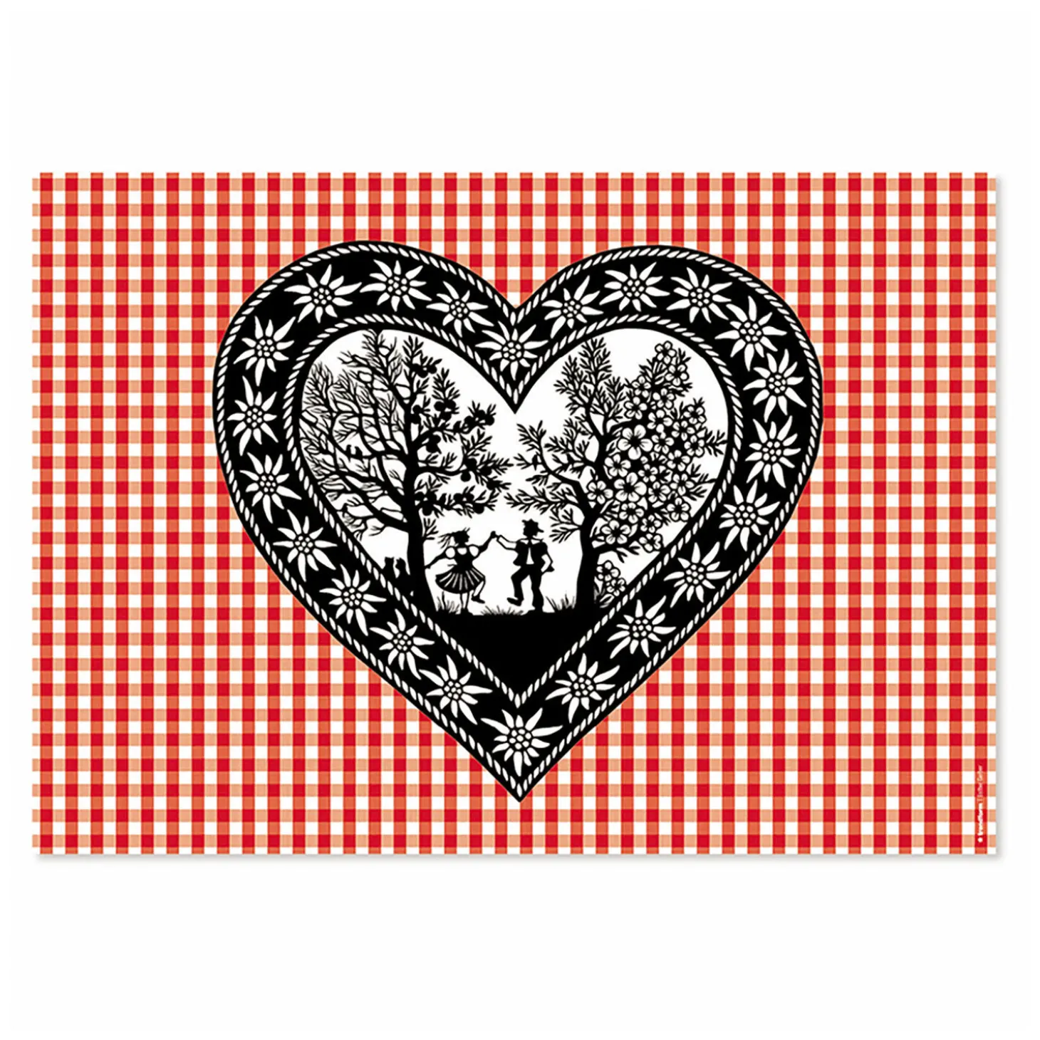 Papiertischset Swiss Tradition