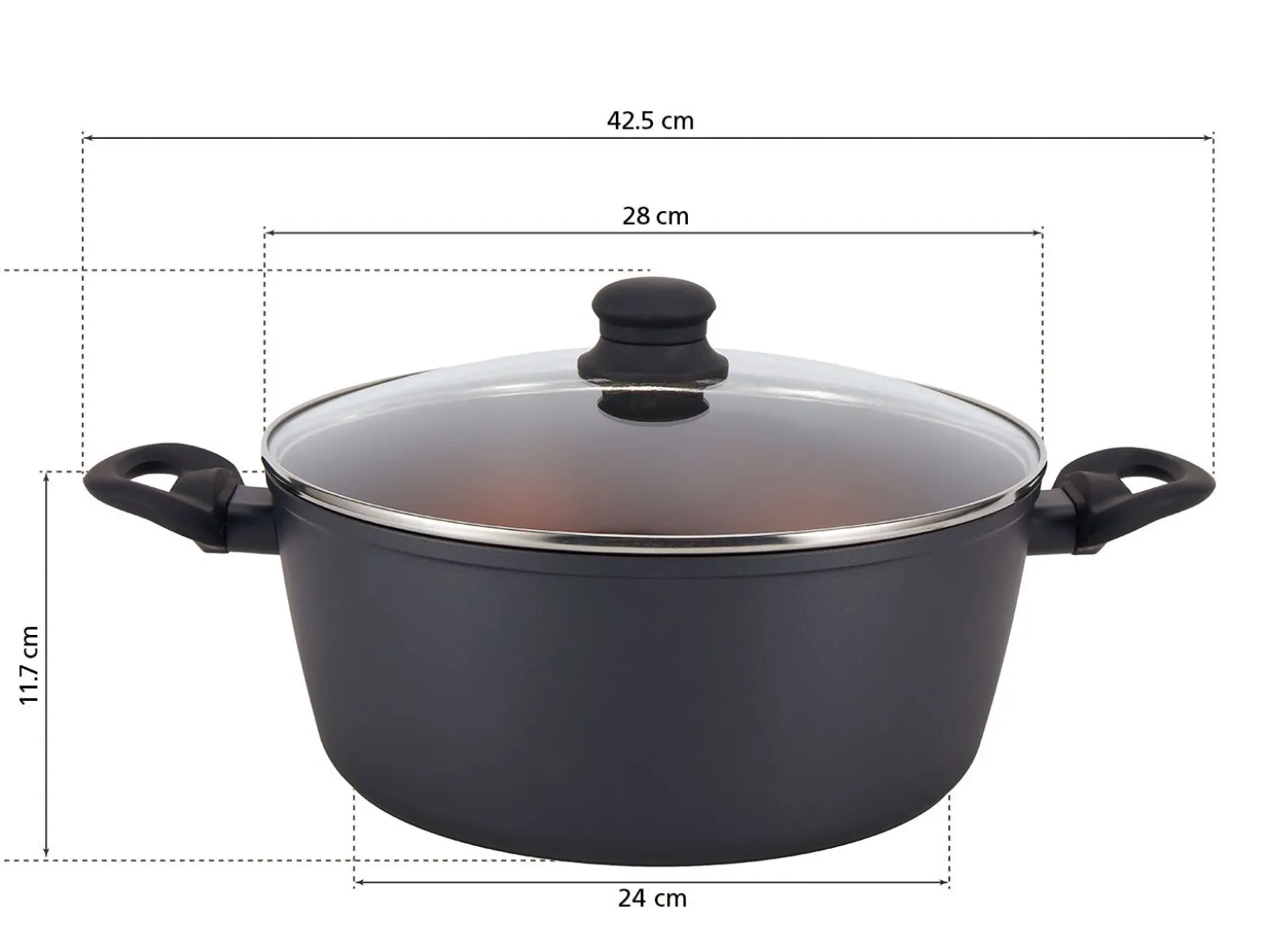 Pfannen-Set 8-teilig, aus hochwertigem Alu-Guss