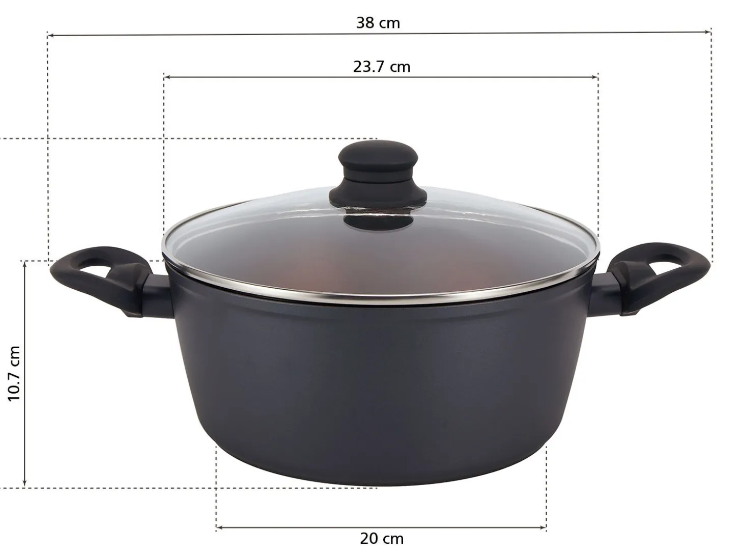 Pfannen-Set 8-teilig, aus hochwertigem Alu-Guss