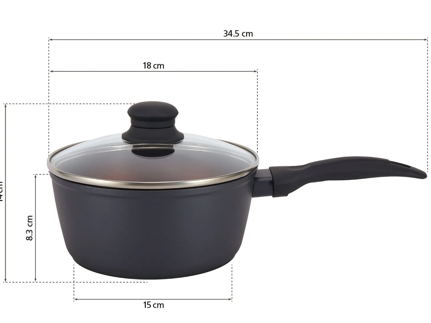 Pfannen-Set 8-teilig, aus hochwertigem Alu-Guss