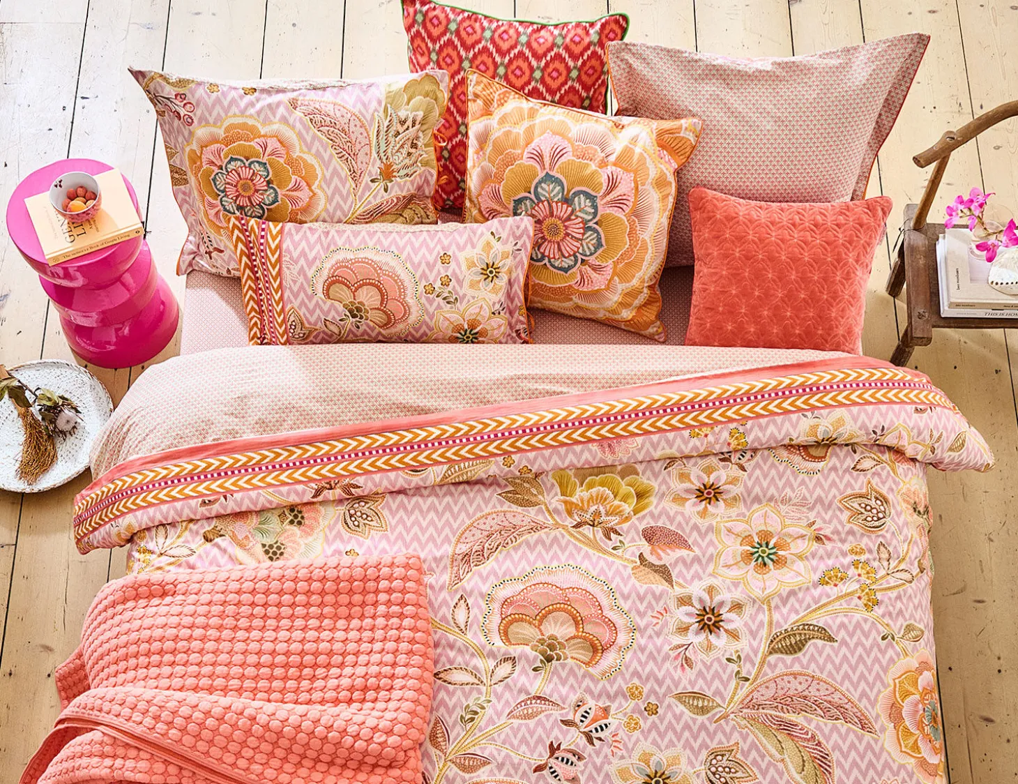 PIP Studio Bettwäsche Hakuna mit Blumen