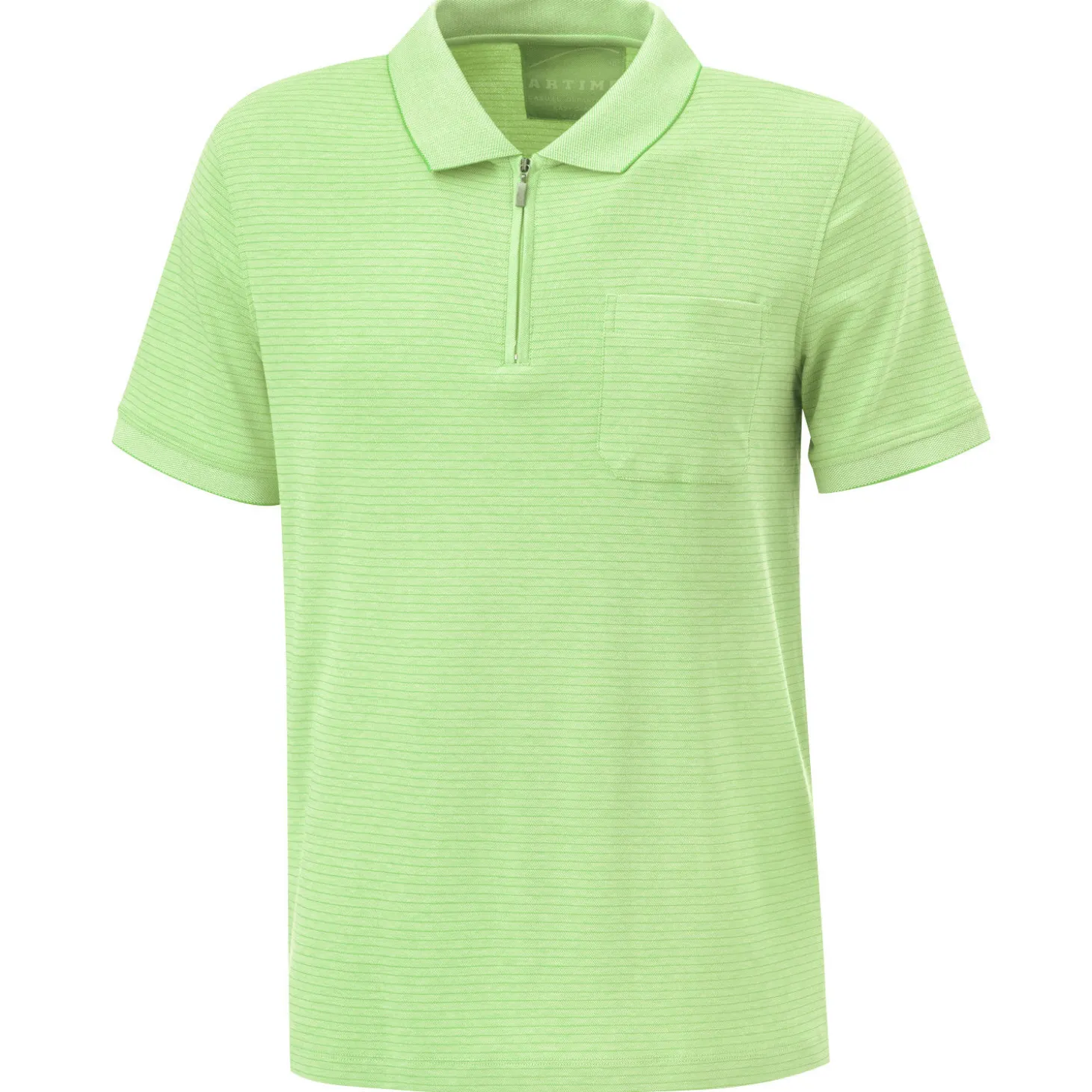 Poloshirt Herren mit Reissverschluss