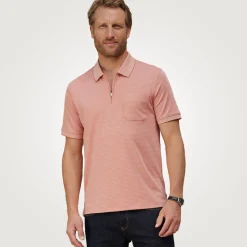 Poloshirt Herren mit Reissverschluss