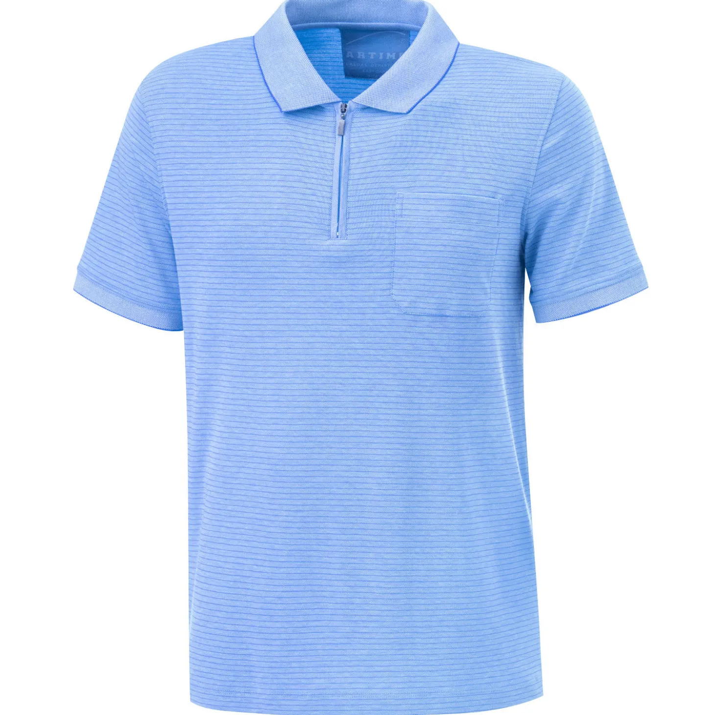 Poloshirt Herren mit Reissverschluss