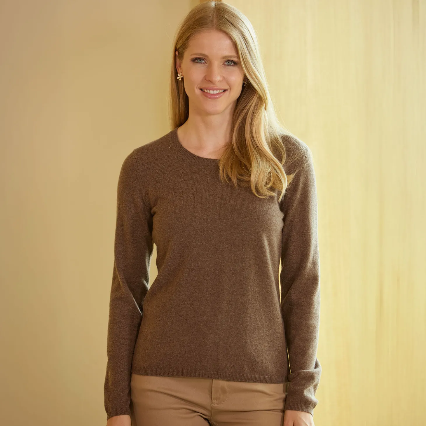 Pullover Damen aus Kaschmir GOTS-Zertifiziert