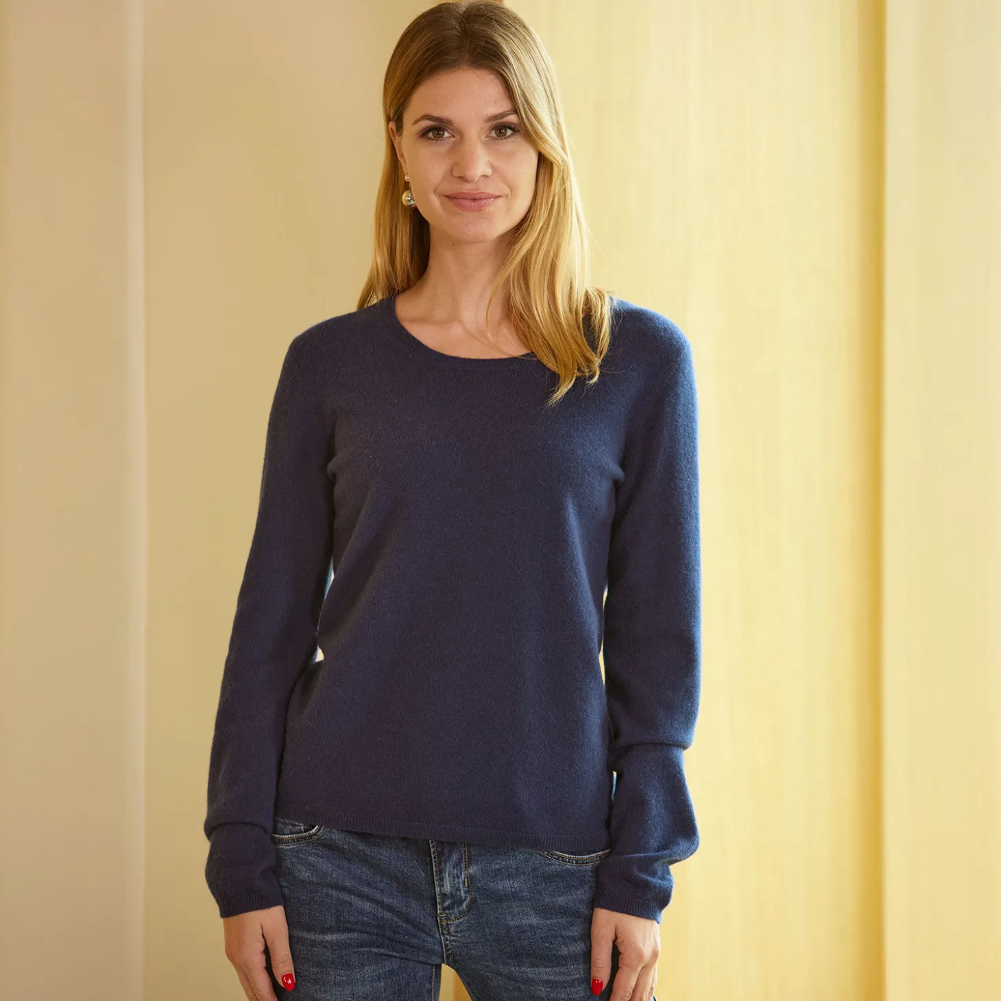 Pullover Damen aus Kaschmir GOTS-Zertifiziert