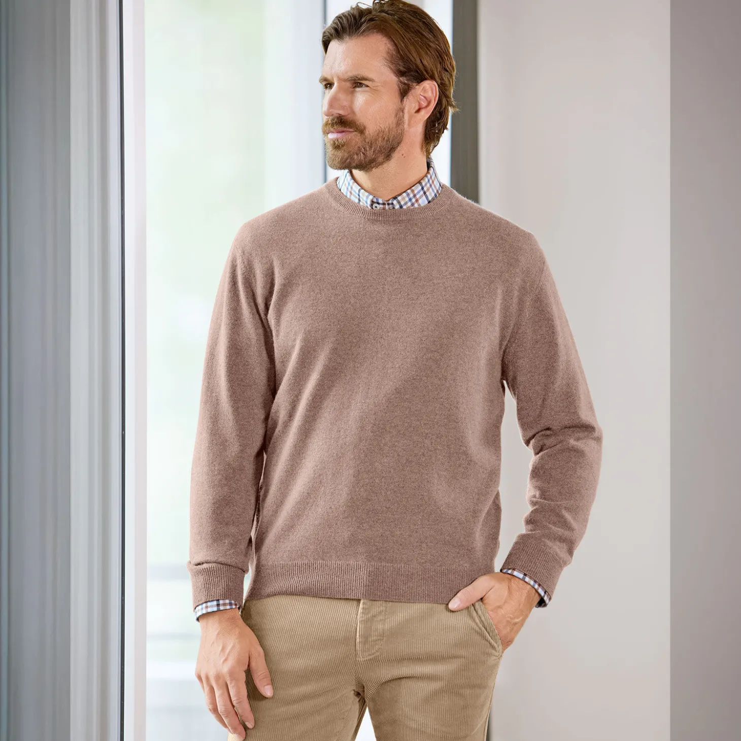 Pullover Herren aus Kaschmir GOTS