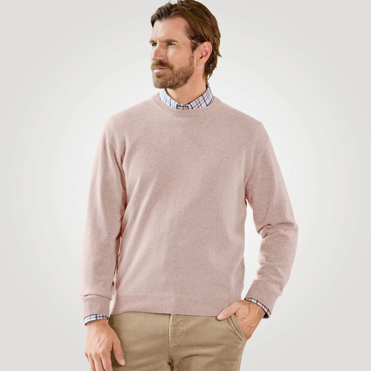 Pullover Herren aus Kaschmir GOTS