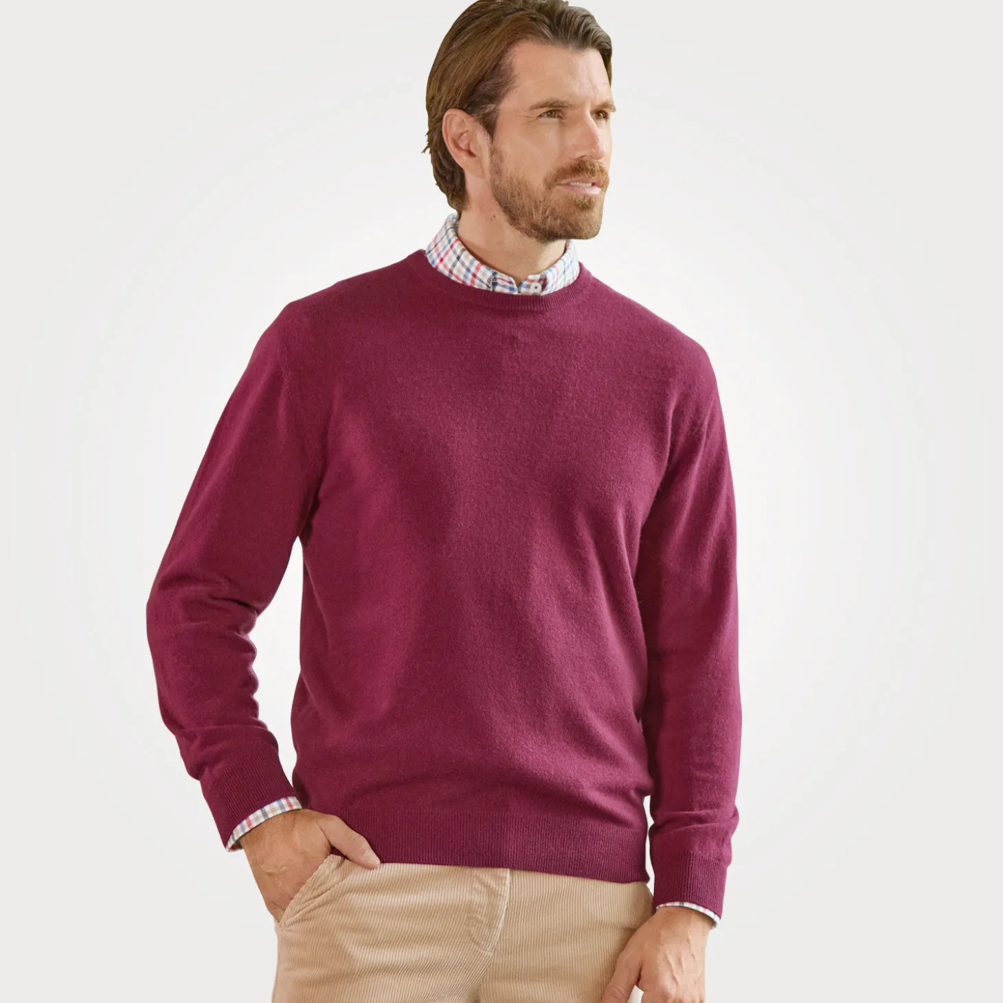 Pullover Herren aus Kaschmir GOTS