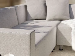 Quick-Dry-Lounge Eck-Sofa, 3-teilig